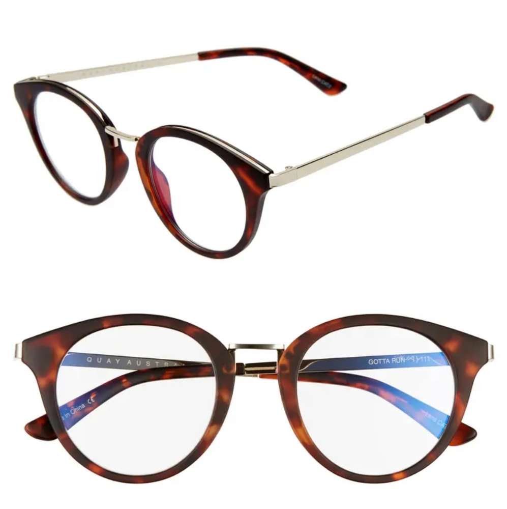 Quay Australia Gotta Run Blue Light Glasses